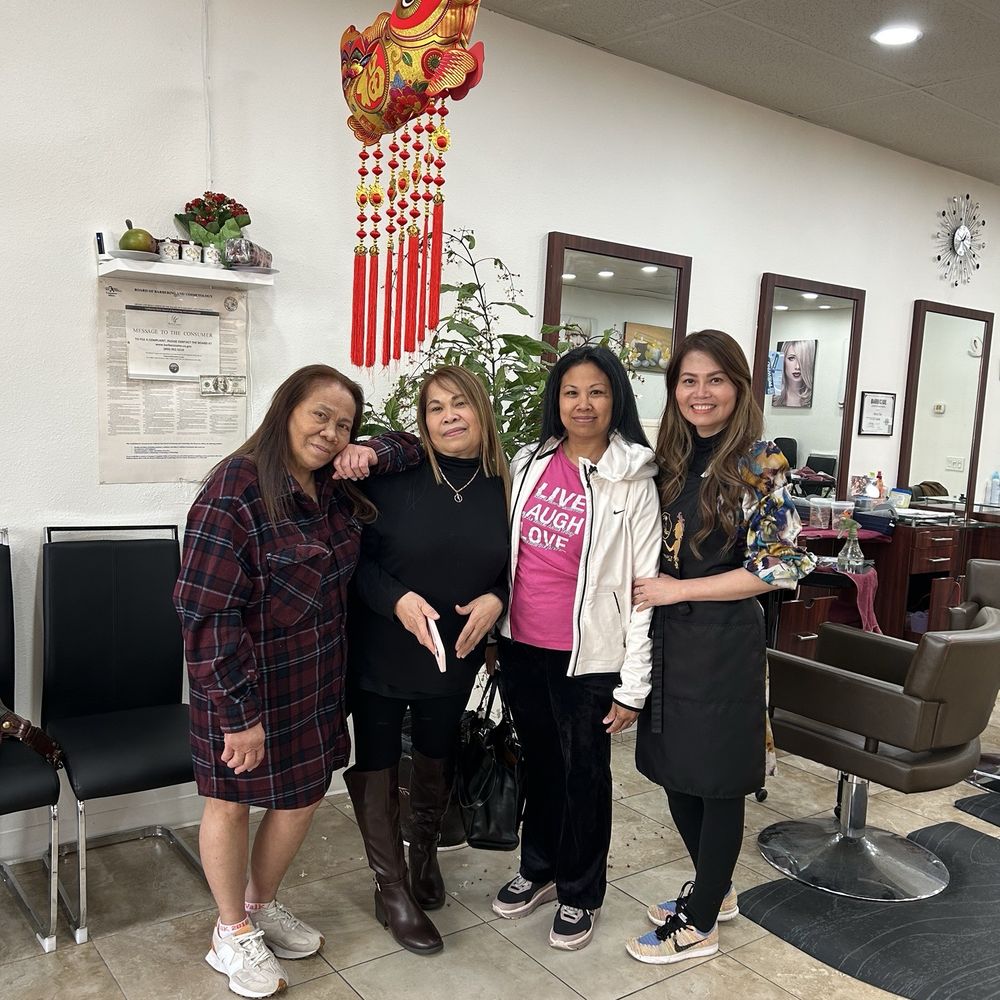 Sunshine Salon - Our photo with the most Amazing Diane our beautiful hairstylist :) - Hair Salons Near Me - Carson, California
