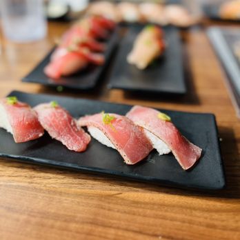 Kan Sushi - Seared Tuna Nigiri - Sushi Bars Near Me - Honolulu, Hawaii