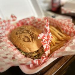 Alvaritos Tacos - Carne asada torta with fries (packed with meat!)