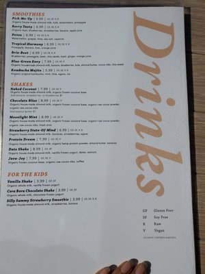 Menu photo 2 Active Culture Long Beach, CA
