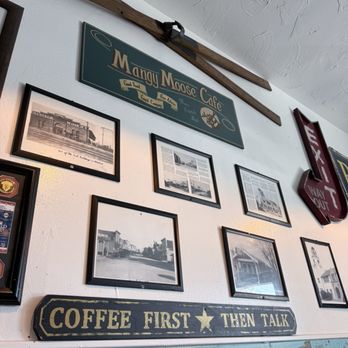 Mangy Moose Cafe - Wall frames - American Near Me - Manteca, California Mangy Moose Cafe - Wall frames - American Near Me - Manteca, California