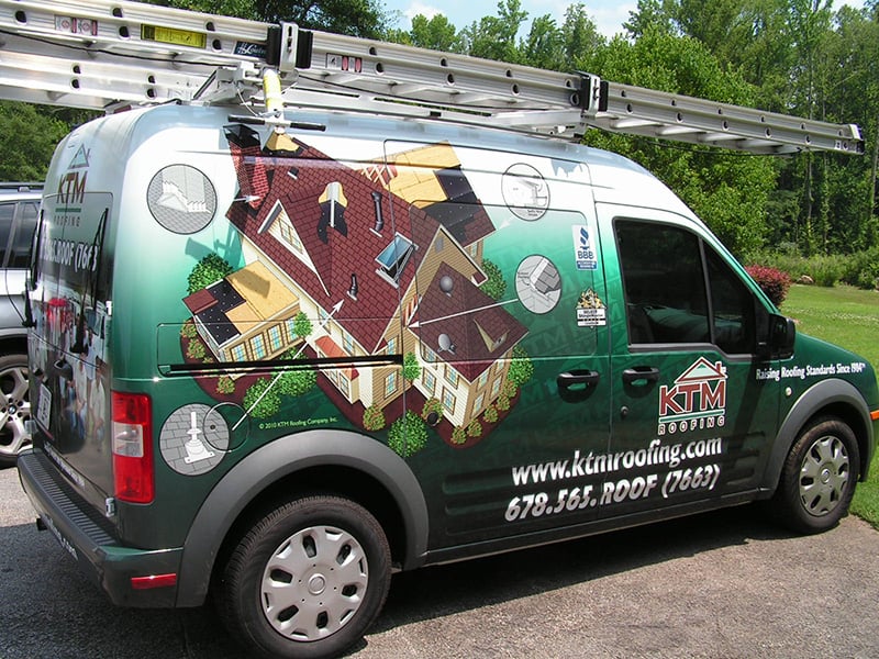 Slide of KTM Roofing