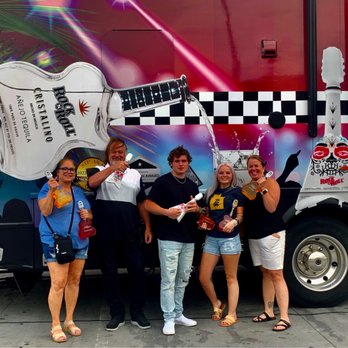 Lee's Discount Liquor - Lee's customers posing with their new ROCK N ROLL Tequila bottles and the ROCKBUS - Beer, Wine & Spirits Near Me - West Wendover, Nevada Lee's Discount Liquor - Lee's customers posing with their new ROCK N ROLL Tequila bottles and the ROCKBUS - Beer, Wine & Spirits Near Me - West Wendover, Nevada