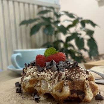 Sweet Talk Cafe - Tiramisu croffle - Cafes Near Me - Apex, North Carolina