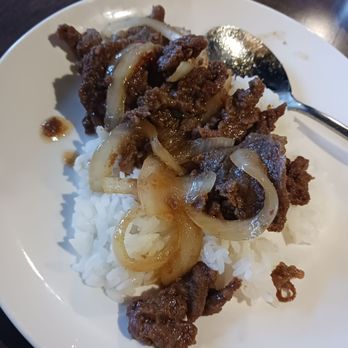 Dong Hae 2 - Beef bulgogi with white rice - Korean Near Me - Arden Hills, Minnesota Dong Hae 2 - Beef bulgogi with white rice - Korean Near Me - Arden Hills, Minnesota