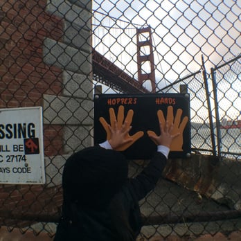 Hopper's Hands - Halfway done with our fun run. *smack* - Public Art Near Me - San Francisco, California Hopper's Hands - Halfway done with our fun run. *smack* - Public Art Near Me - San Francisco, California