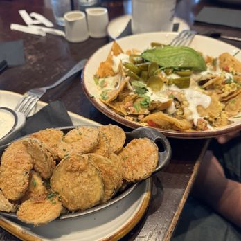 Gus's Barbecue - Fried Pickles Smoked Ham Chilaquiles - Barbeque Near Me - South Pasadena, California