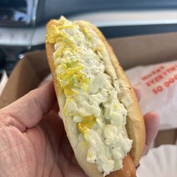 Dog N Suds - Slaw dog add mustard