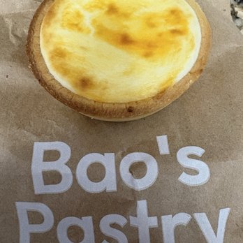 Bao’s Pastry - Oozing Lava Cheese Tart - Desserts Near Me - Queens, New York