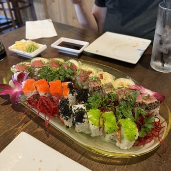 Sushi Axiom - Dallas - Midori (top), Pacific (middle), and Love At First Bite (bottom) - Japanese Near Me - Dallas, Texas Sushi Axiom - Dallas - Midori (top), Pacific (middle), and Love At First Bite (bottom) - Japanese Near Me - Dallas, Texas