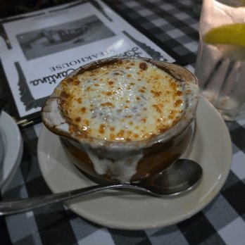 Linda's La Cantina - French onion soup, Believe the hype this was great! Dip your bread in it! - Steakhouses Near Me - Orlando, Florida Linda's La Cantina - French onion soup, Believe the hype this was great! Dip your bread in it! - Steakhouses Near Me - Orlando, Florida
