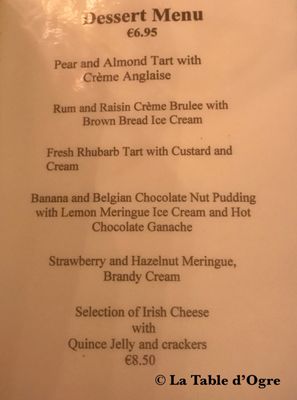 Menu photo 2 Mitchell's Restaurant Clifden, G
