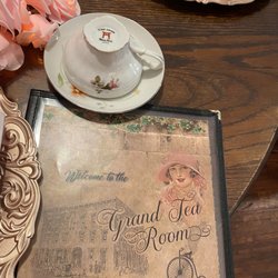 The Grand Tea Room - The Van Horne - Menu and cup/saucer