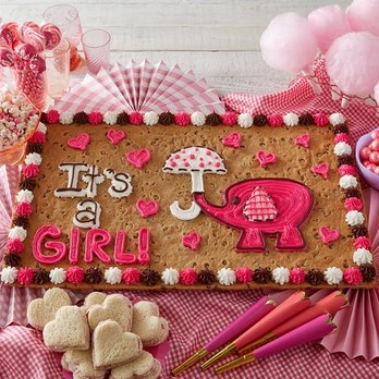 Great American Cookies - it's a girl birthday cake - Bakeries Near Me - Houma, Louisiana Great American Cookies - it's a girl birthday cake - Bakeries Near Me - Houma, Louisiana