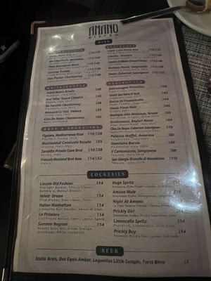 Menu photo 3 Amano Bistro Chicago, IL