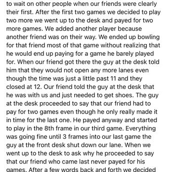 Western Bowl - These are further examples of how rude the staff at western bowl are - Pool Halls Near Me - Cincinnati, Ohio