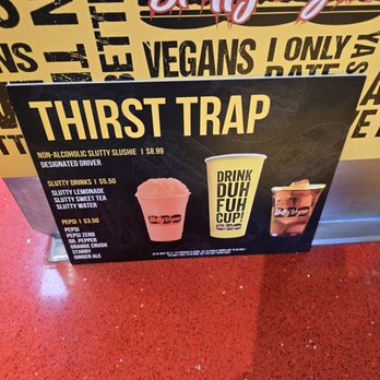 Slutty Vegan - Drinks - Vegan Near Me - Baltimore, Maryland