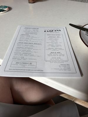 Menu photo 1 Campana Portland, OR Menu photo 1 Campana Portland, OR