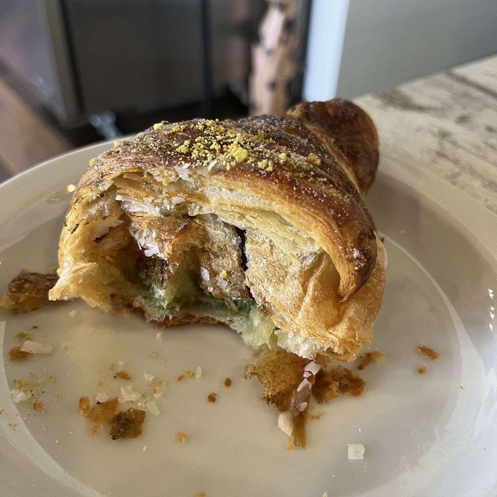 Pistachio croissant Pistachio croissant