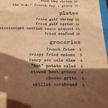 The Second Line - Menu - Cajun/Creole Near Me - Memphis, Tennessee