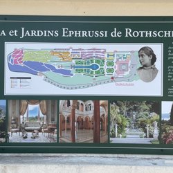 Villa et Jardins Ephrussi de Rothschild - Villa map shows themes gardens, zoom in for details