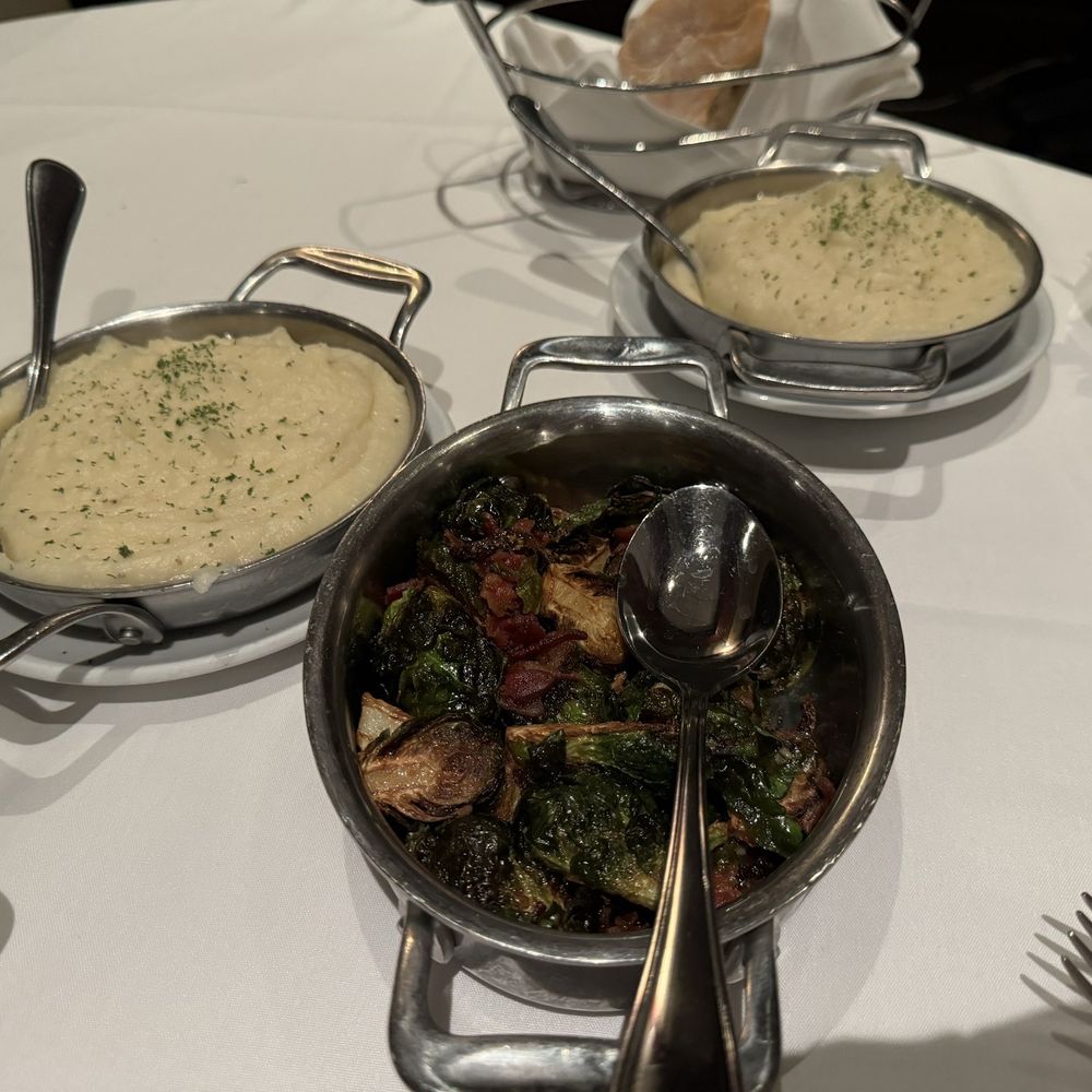 Fleming’s Prime Steakhouse & Wine Bar - Mashed Potatoes and Crispy Brussels Sprouts & Bacon - Steakhouses Near Me - Mclean, Virginia Fleming’s Prime Steakhouse & Wine Bar - Mashed Potatoes and Crispy Brussels Sprouts & Bacon - Steakhouses Near Me - Mclean, Virginia