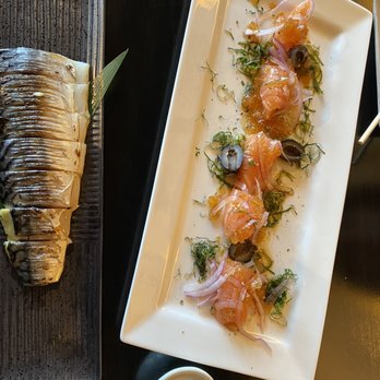 Shigotonin - Salmon Carpaccio - Japanese Near Me - Las Vegas, Nevada Shigotonin - Salmon Carpaccio - Japanese Near Me - Las Vegas, Nevada