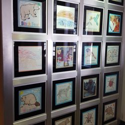 Explore Tahoe Visitor Center - Fun place to gather knowledge about Lake Tahoe. This is kids art wall within building.