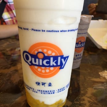 Quickly - Guava snow w/ mango stars! - Bubble Tea Near Me - Stockton, California