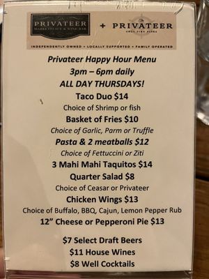 Menu photo 8 The Privateer Coal Fire Pizza Oceanside, CA