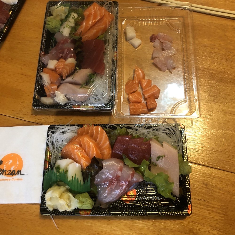 Tenzan - Let's look at this 2 orders of Sashimi Deluxe - Japanese Near Me - Brooklyn, New York Tenzan - Let's look at this 2 orders of Sashimi Deluxe - Japanese Near Me - Brooklyn, New York