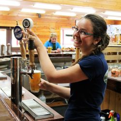 Crown of the Continent Discovery Center - Cold Montana craft beer pours are available in the bar every day.