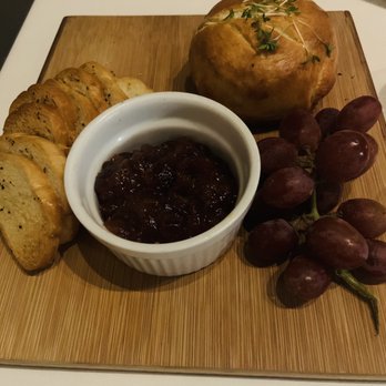 The Chalkboard Kitchen + Bar - Baked Brie with apple chutney - New American Near Me - Tulsa, Oklahoma The Chalkboard Kitchen + Bar - Baked Brie with apple chutney - New American Near Me - Tulsa, Oklahoma