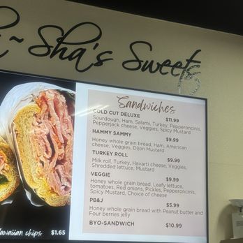 Sha-Sha's Sweets - Menu for sandwiches - Desserts Near Me - Manteca, California Sha-Sha's Sweets - Menu for sandwiches - Desserts Near Me - Manteca, California