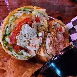 Buffalo Phil's Pizza & Grille - Southwest chicken wrap