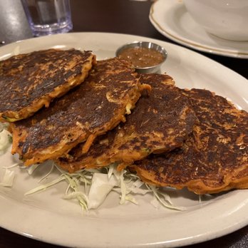 Amitabul - Spicy Kimchi Pancakes - must try so good! - Vegan Near Me - Chicago, Illinois Amitabul - Spicy Kimchi Pancakes - must try so good! - Vegan Near Me - Chicago, Illinois