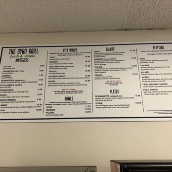 The Gyro Grill - Menu - Greek Near Me - Plantation, Florida The Gyro Grill - Menu - Greek Near Me - Plantation, Florida