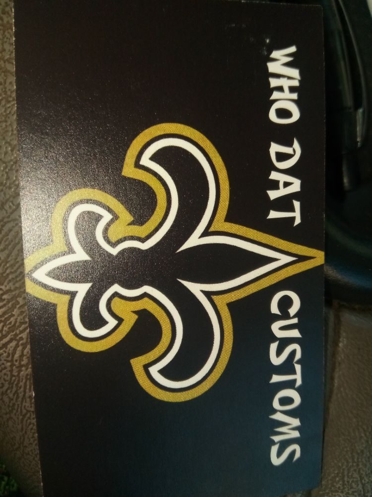 WHO DAT CUSTOMS Updated July 2024 10840 Homestead Rd, Houston