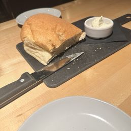 Bread given at each table Bread given at each table