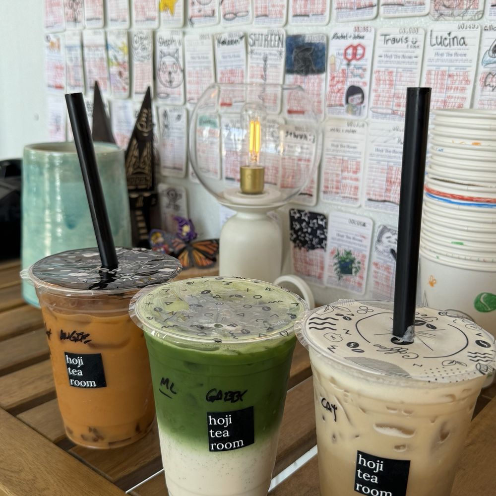 Hoji - Thai tea with boba, iced matcha latte, hojicha with boba - Bubble Tea Near Me - Redlands, California Hoji - Thai tea with boba, iced matcha latte, hojicha with boba - Bubble Tea Near Me - Redlands, California