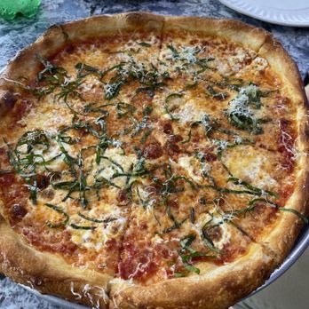 PZZA& : Boca Raton - Pizza before the stracciatella is out on by us - excellent (they suggest we put it on so it doesn't get soggy - great choice) - Pizza Near Me - Boca Raton, Florida PZZA& : Boca Raton - Pizza before the stracciatella is out on by us - excellent (they suggest we put it on so it doesn't get soggy - great choice) - Pizza Near Me - Boca Raton, Florida