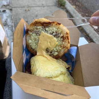 Loaf Lounge - bacon egg and cheese - Cafes Near Me - Chicago, Illinois