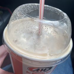 A&W Restaurant - Root beer freeze. ( blended float)
