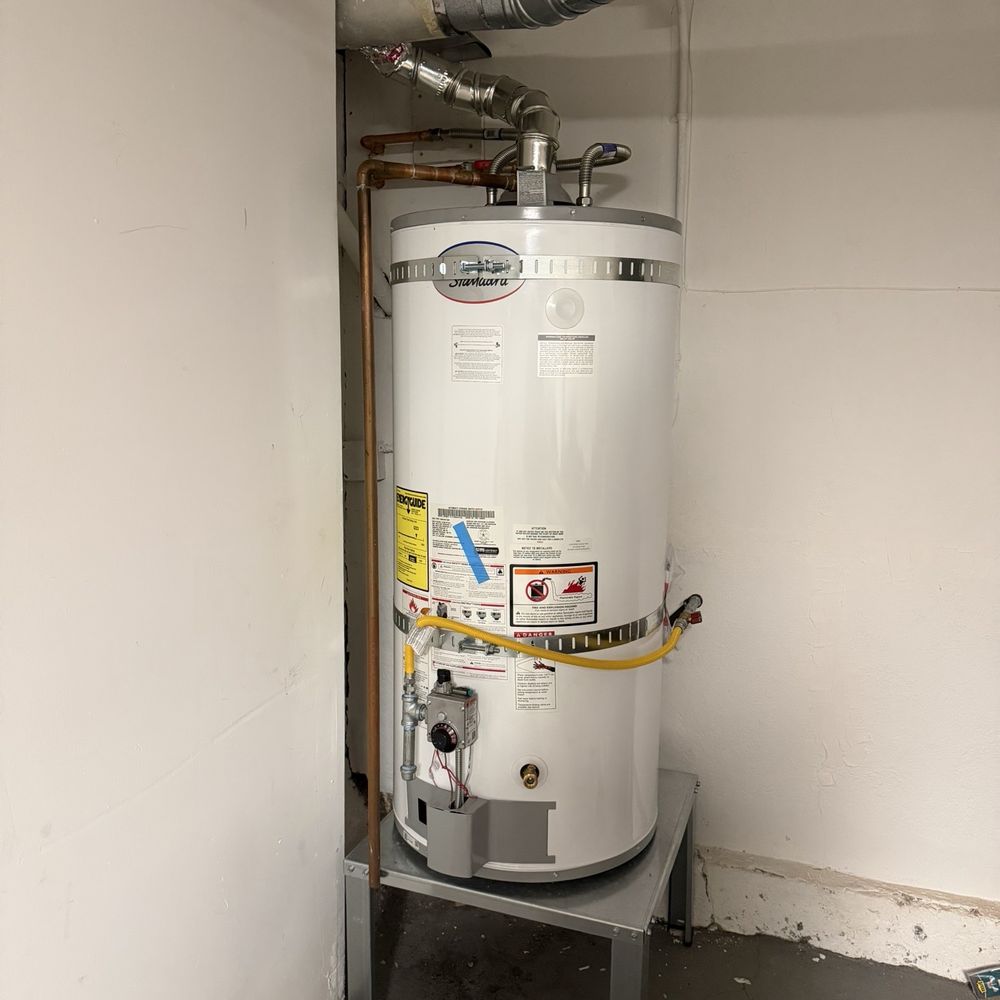 Water Heaters Masters - New 40gal tank moved to garage - Water Heater Installation/Repair Near Me - Concord, California Water Heaters Masters - New 40gal tank moved to garage - Water Heater Installation/Repair Near Me - Concord, California