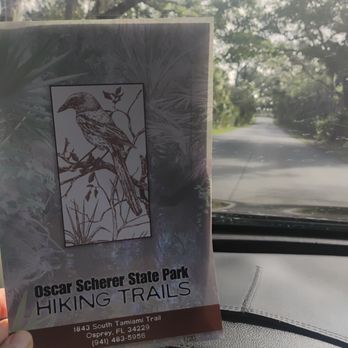 Oscar Scherer State Park - Trail pamphlet given upon entry - Parks Near Me - Osprey, Florida Oscar Scherer State Park - Trail pamphlet given upon entry - Parks Near Me - Osprey, Florida