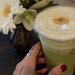 Banana cream matcha