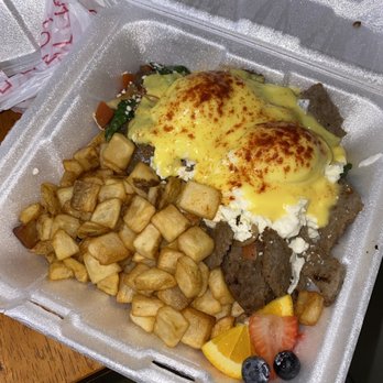 Biscuits & Gravy - greek Benedict - Breakfast & Brunch Near Me - Canton, Michigan Biscuits & Gravy - greek Benedict - Breakfast & Brunch Near Me - Canton, Michigan