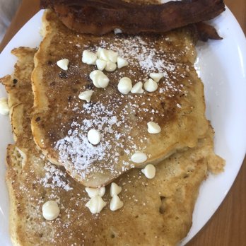 Ruby Slipper Metairie - White chocolate bread pudding pancakes - Breakfast & Brunch Near Me - Metairie, Louisiana Ruby Slipper Metairie - White chocolate bread pudding pancakes - Breakfast & Brunch Near Me - Metairie, Louisiana
