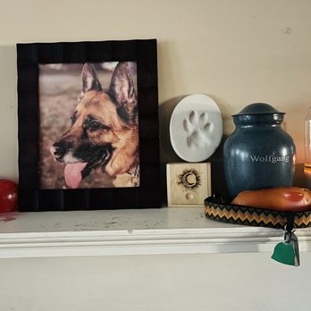 VEG ER for Pets - 2021: Pup's ashes & pawprint. (Box of fur clippings was done by us not the crematorium.) - Emergency Pet Hospital Near Me - Clifton, New Jersey VEG ER for Pets - 2021: Pup's ashes & pawprint. (Box of fur clippings was done by us not the crematorium.) - Emergency Pet Hospital Near Me - Clifton, New Jersey