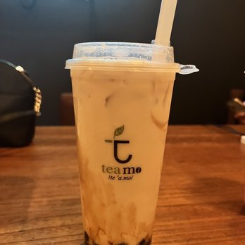 Teamo Tea Cafe - original milk tea with tapioca pearls - Desserts Near Me - Sandy Springs, Georgia